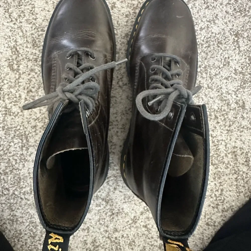 Dr. Marten’s Chocolate Brown Combat Boots 13